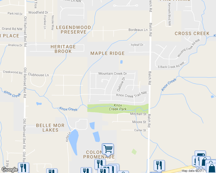 map of restaurants, bars, coffee shops, grocery stores, and more near 110 Sugar Bluff Lane in Madison