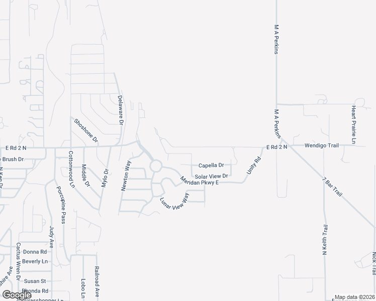 map of restaurants, bars, coffee shops, grocery stores, and more near 2535 Gables Way in Chino Valley