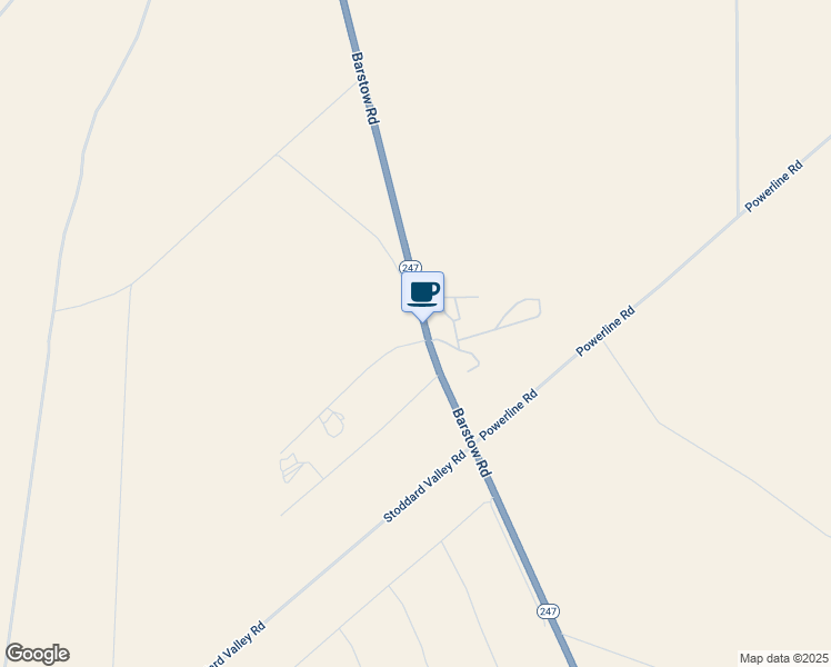 map of restaurants, bars, coffee shops, grocery stores, and more near 28040 Barstow Road in Barstow