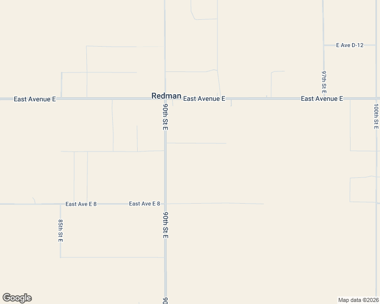 map of restaurants, bars, coffee shops, grocery stores, and more near 9200 East Avenue East 4 in Lancaster