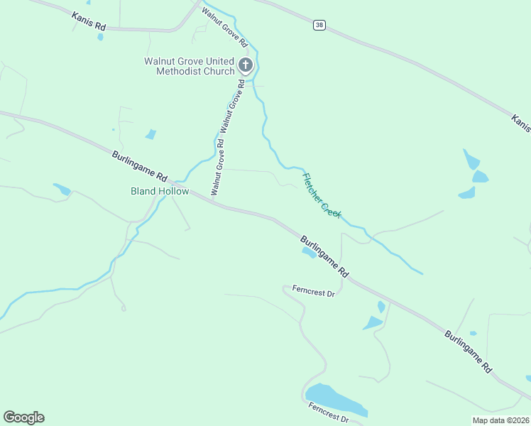 map of restaurants, bars, coffee shops, grocery stores, and more near 17717 Burlingame Road in Little Rock