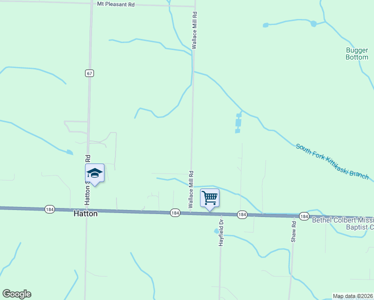 map of restaurants, bars, coffee shops, grocery stores, and more near 305 Wallace Mill Road in Leighton