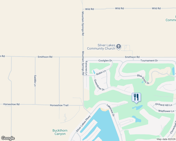 map of restaurants, bars, coffee shops, grocery stores, and more near 27987 Fairacres Lane in Helendale