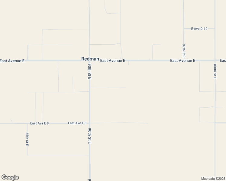 map of restaurants, bars, coffee shops, grocery stores, and more near 9200 East Avenue East 4 in Lancaster