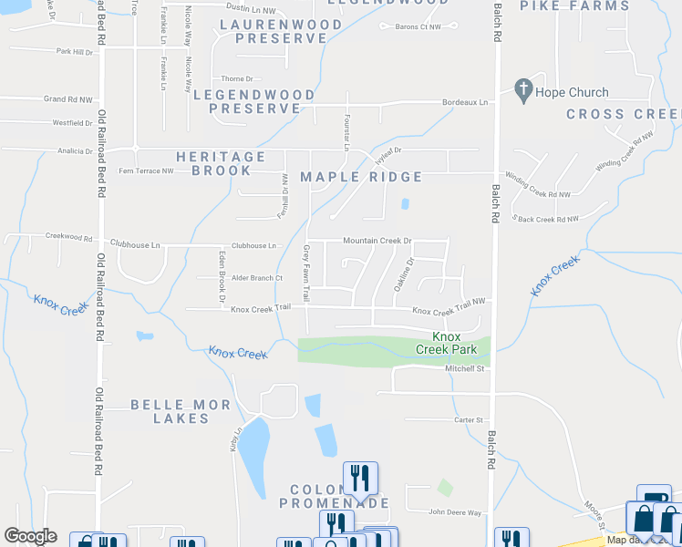 map of restaurants, bars, coffee shops, grocery stores, and more near 109 Fernwood Circle in Madison