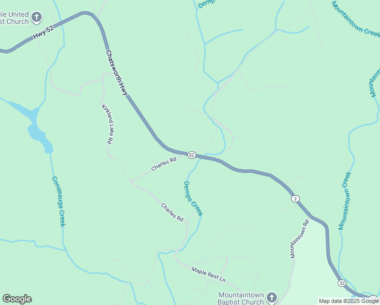 map of restaurants, bars, coffee shops, grocery stores, and more near 125 Cowboy Trail in Ellijay