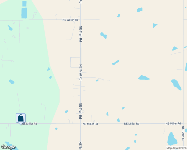 map of restaurants, bars, coffee shops, grocery stores, and more near 11390 Northeast Trail Road in Elgin