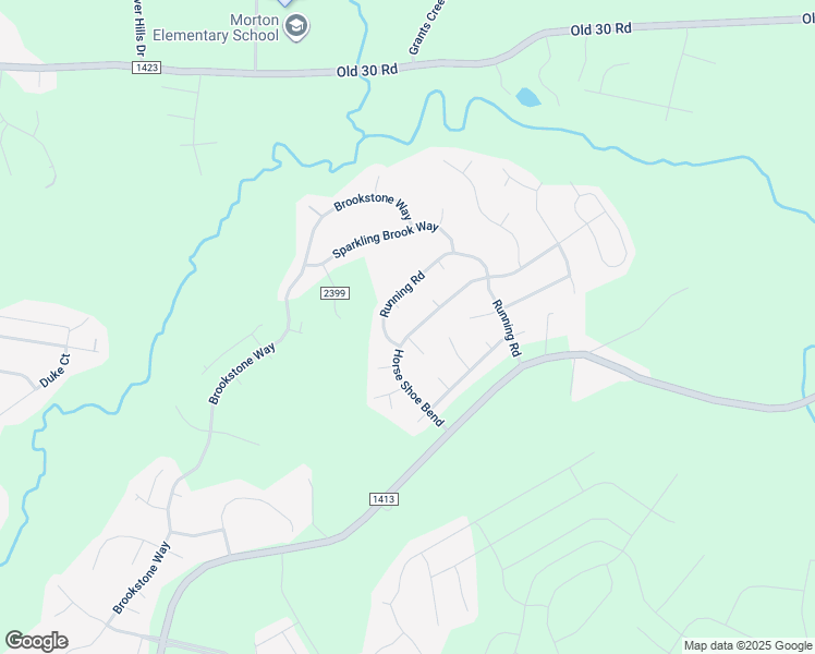 map of restaurants, bars, coffee shops, grocery stores, and more near 121 Horse Shoe Bend in Jacksonville