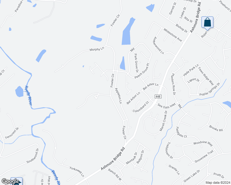 map of restaurants, bars, coffee shops, grocery stores, and more near 22 Appleton Lane in Mauldin