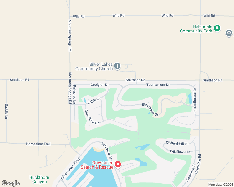 map of restaurants, bars, coffee shops, grocery stores, and more near 14743 Blue Grass Drive in Helendale