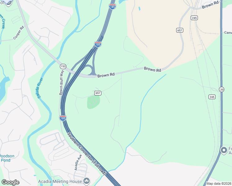 map of restaurants, bars, coffee shops, grocery stores, and more near 9999 Brown Road in Piedmont
