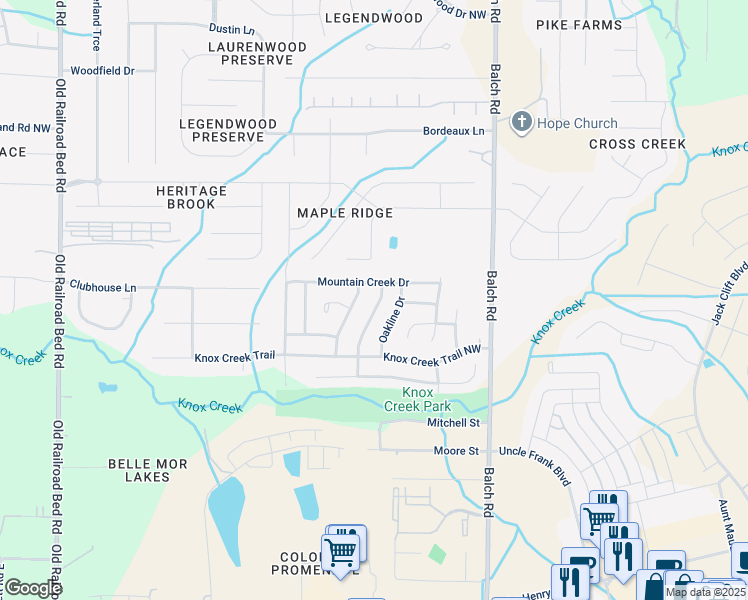 map of restaurants, bars, coffee shops, grocery stores, and more near 132 Northwest Sweet Hollow Way in Madison