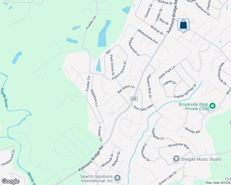 map of restaurants, bars, coffee shops, grocery stores, and more near 400 Bel Arbor Lane in Mauldin