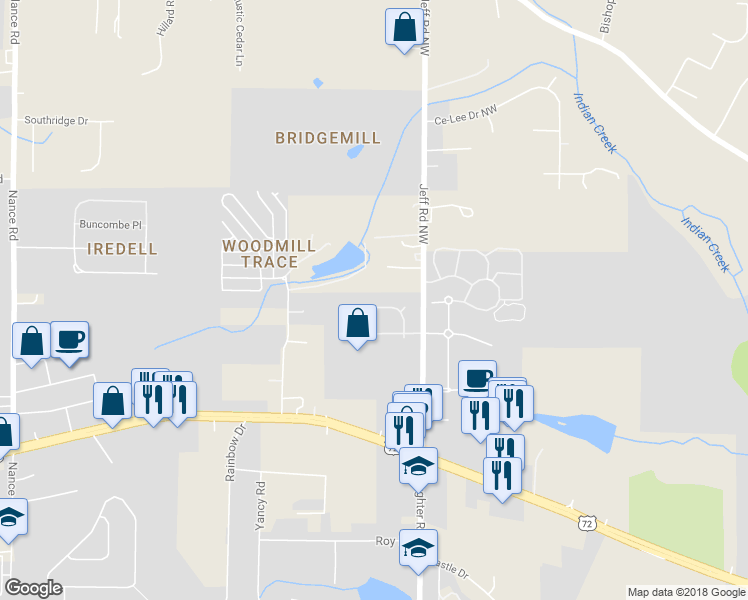 map of restaurants, bars, coffee shops, grocery stores, and more near 4026 Windswept Drive in Madison