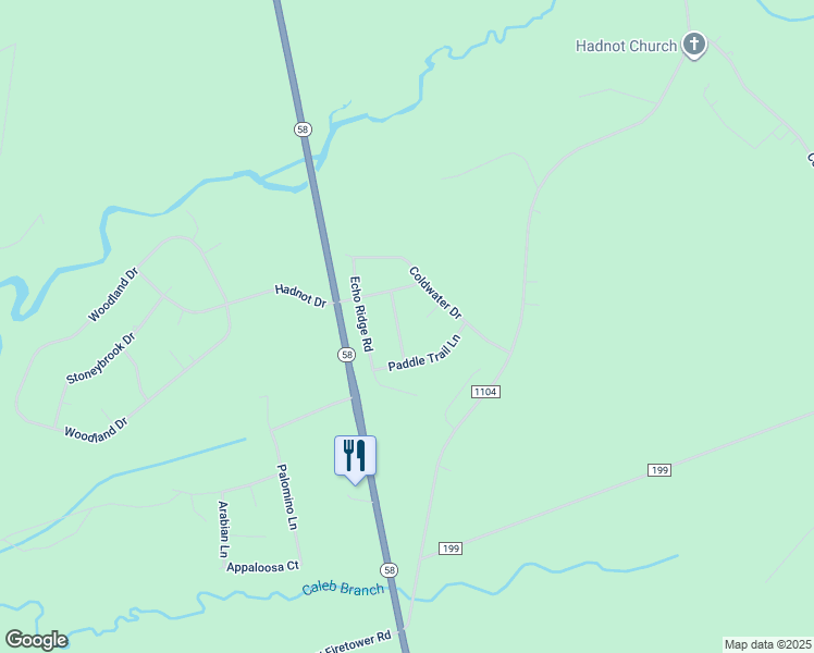 map of restaurants, bars, coffee shops, grocery stores, and more near 408 Moss Springs Drive in Swansboro