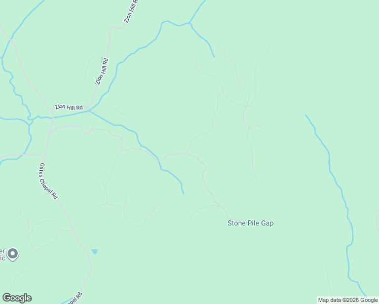 map of restaurants, bars, coffee shops, grocery stores, and more near 976 Dover Falls Trail in Ellijay
