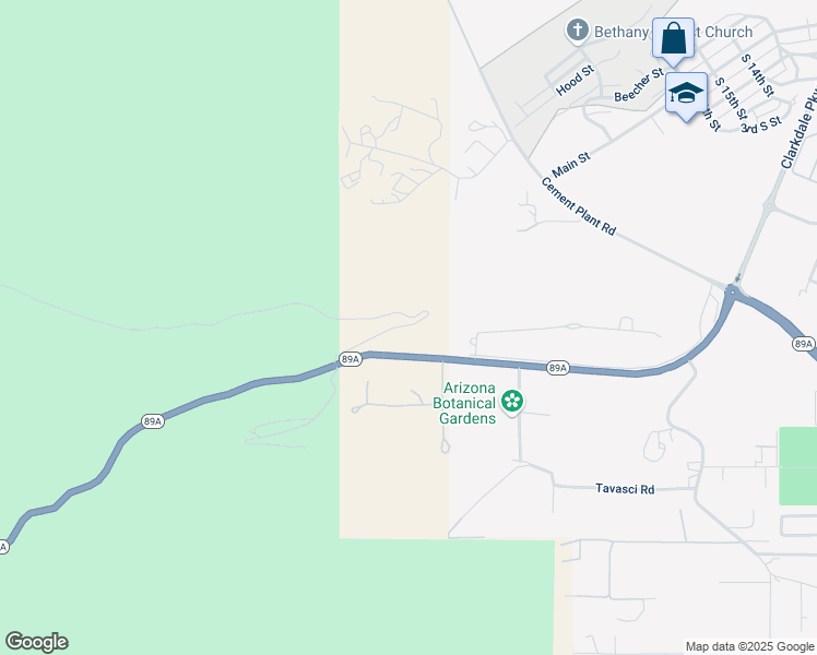 map of restaurants, bars, coffee shops, grocery stores, and more near Hopewell Mountain Rd in Clarkdale