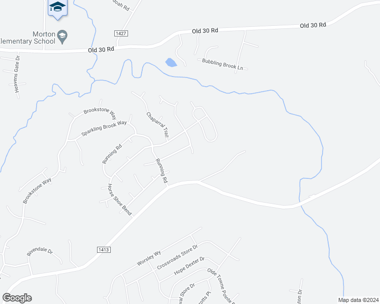 map of restaurants, bars, coffee shops, grocery stores, and more near 319 Palamino Trail in Jacksonville