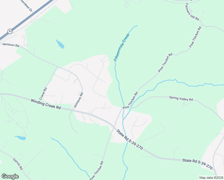 map of restaurants, bars, coffee shops, grocery stores, and more near 227 Freedom Forest Drive in Liberty