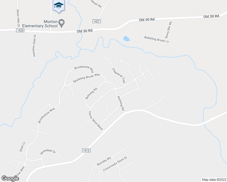 map of restaurants, bars, coffee shops, grocery stores, and more near 144 Horse Shoe Bend in Jacksonville