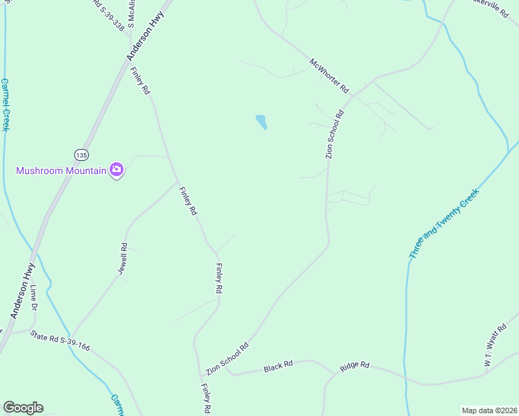 map of restaurants, bars, coffee shops, grocery stores, and more near 343 Finley Road in Easley