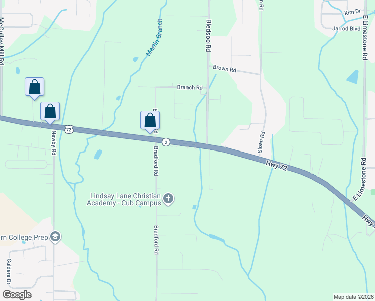 map of restaurants, bars, coffee shops, grocery stores, and more near 26978 U.S. 72 in Athens
