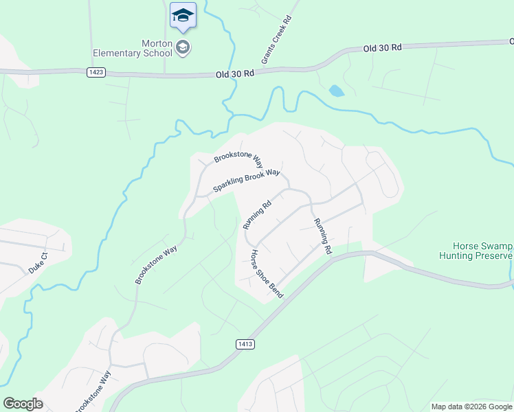 map of restaurants, bars, coffee shops, grocery stores, and more near 333 Running Road in Jacksonville