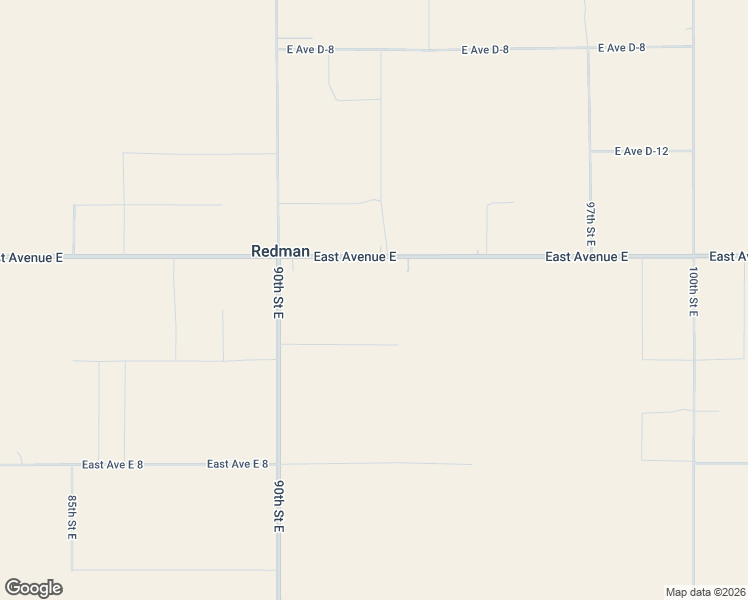 map of restaurants, bars, coffee shops, grocery stores, and more near 92nd Street East in Lancaster