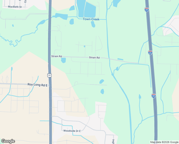 map of restaurants, bars, coffee shops, grocery stores, and more near 583 Strain Road in Athens