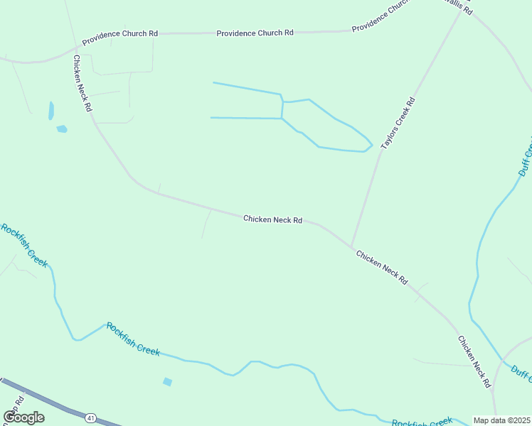 map of restaurants, bars, coffee shops, grocery stores, and more near 306 Chicken Neck Road in Teachey