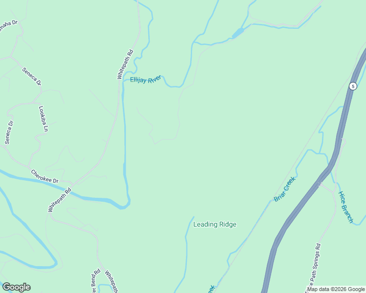 map of restaurants, bars, coffee shops, grocery stores, and more near 1697 Bates Road in Ellijay