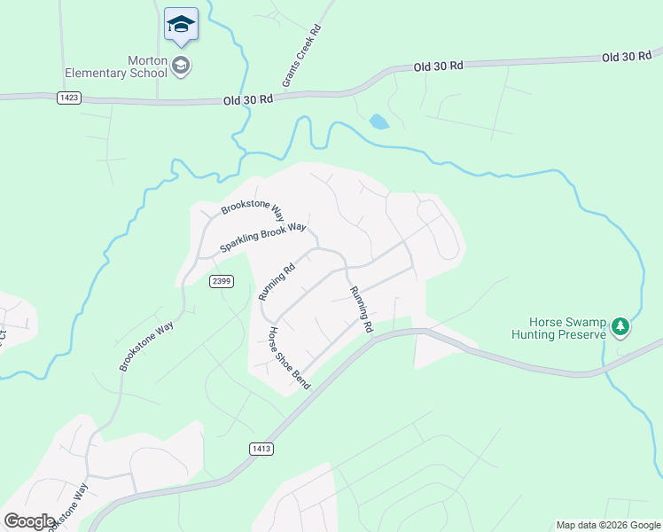 map of restaurants, bars, coffee shops, grocery stores, and more near 141 Horse Shoe Bend in Jacksonville