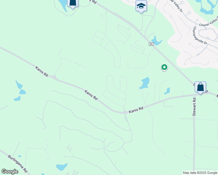 map of restaurants, bars, coffee shops, grocery stores, and more near 19489 Kanis Road in Little Rock