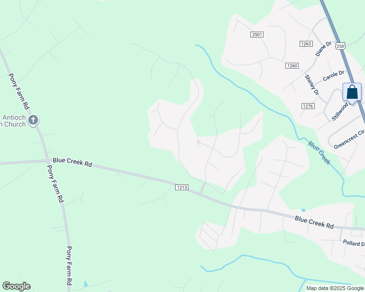 map of restaurants, bars, coffee shops, grocery stores, and more near 212 Blue Creek Farms Drive in Jacksonville