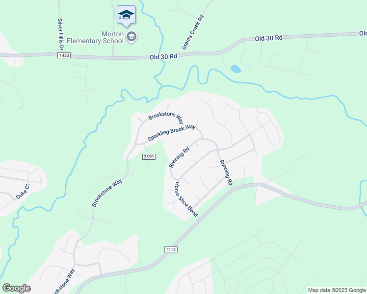 map of restaurants, bars, coffee shops, grocery stores, and more near 331 Running Road in Jacksonville
