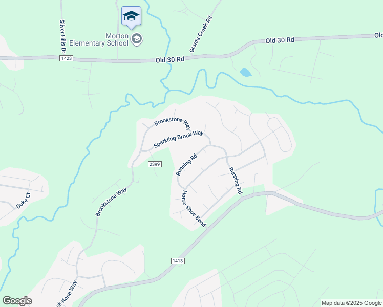map of restaurants, bars, coffee shops, grocery stores, and more near 331 Running Road in Jacksonville