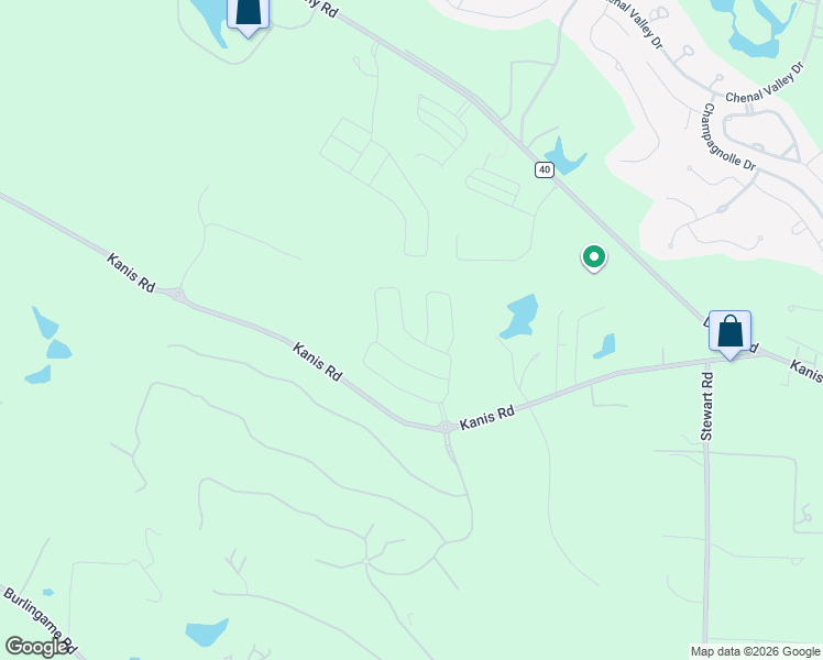 map of restaurants, bars, coffee shops, grocery stores, and more near 19445 Kanis Road in Little Rock
