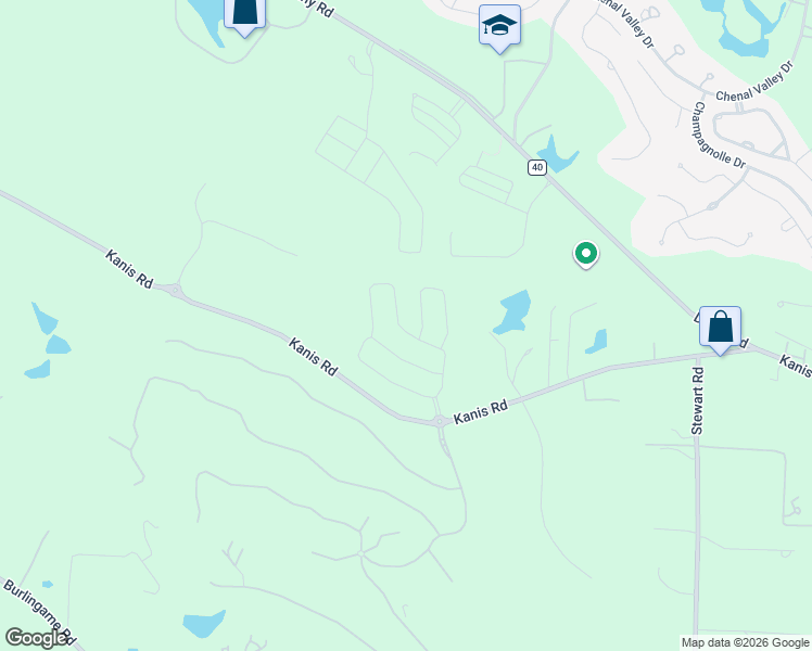 map of restaurants, bars, coffee shops, grocery stores, and more near 19445 Kanis Road in Little Rock