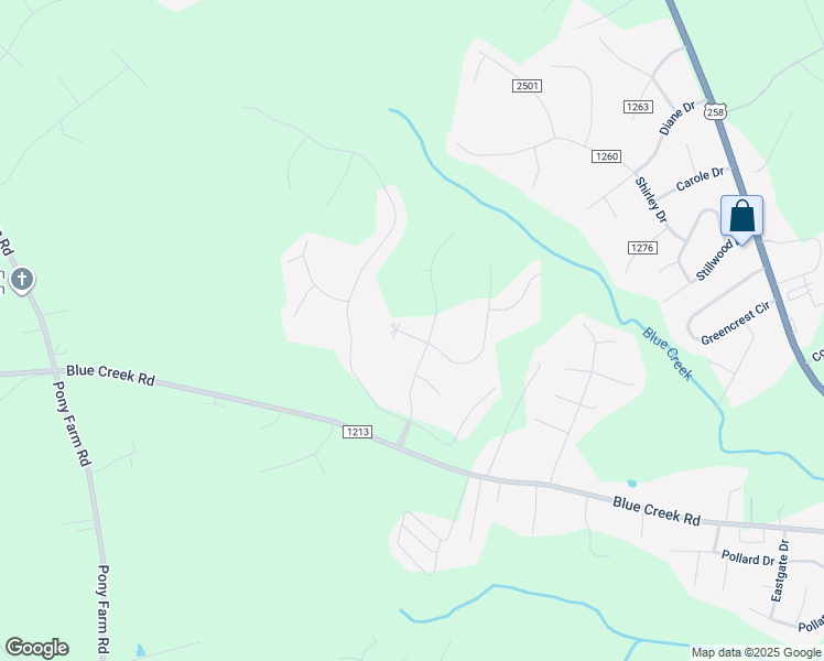 map of restaurants, bars, coffee shops, grocery stores, and more near 502 Shadyside Court in Jacksonville