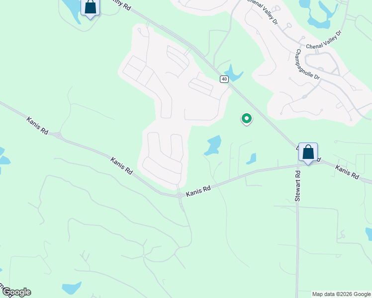 map of restaurants, bars, coffee shops, grocery stores, and more near 19424 Kanis Road in Little Rock