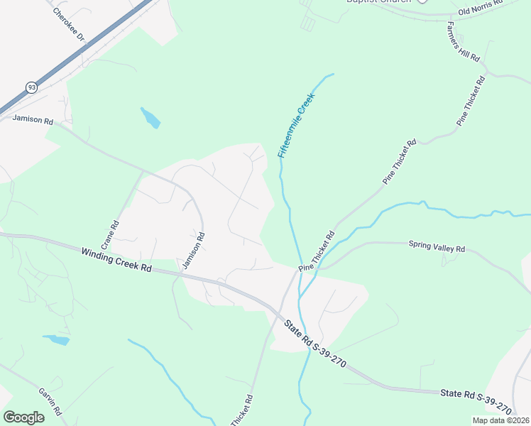 map of restaurants, bars, coffee shops, grocery stores, and more near 227 Freedom Forest Drive in Liberty