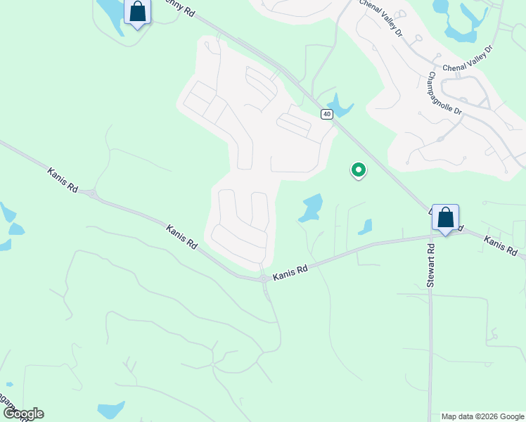 map of restaurants, bars, coffee shops, grocery stores, and more near 19424 Kanis Road in Little Rock