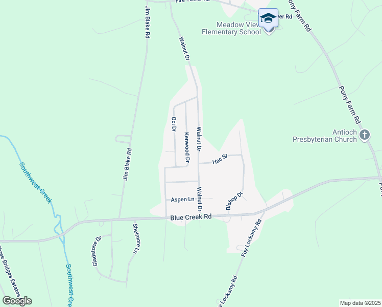 map of restaurants, bars, coffee shops, grocery stores, and more near 400 Walnut Drive in Jacksonville