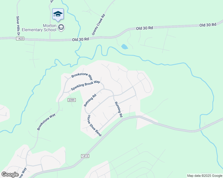 map of restaurants, bars, coffee shops, grocery stores, and more near 353 Running Road in Jacksonville