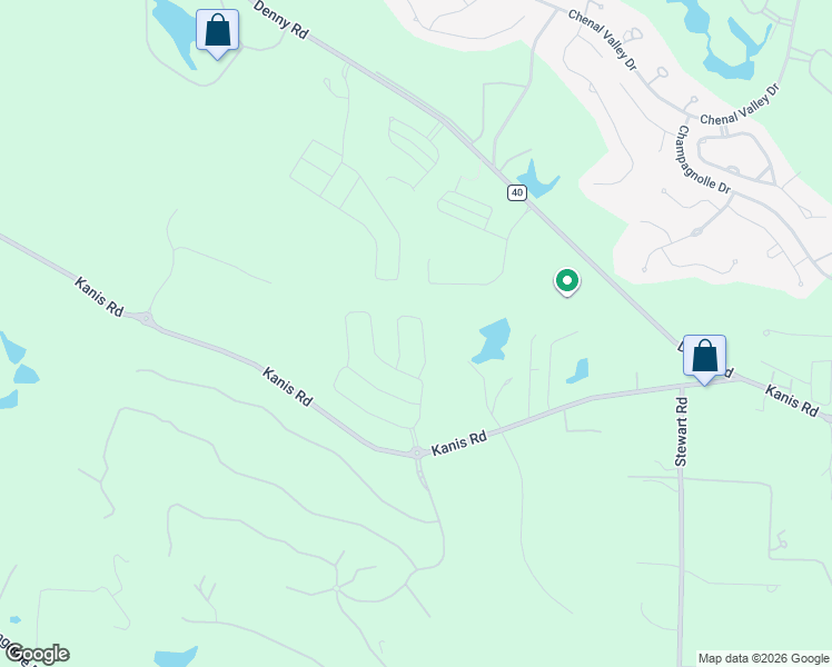 map of restaurants, bars, coffee shops, grocery stores, and more near 19424 Kanis Road in Little Rock