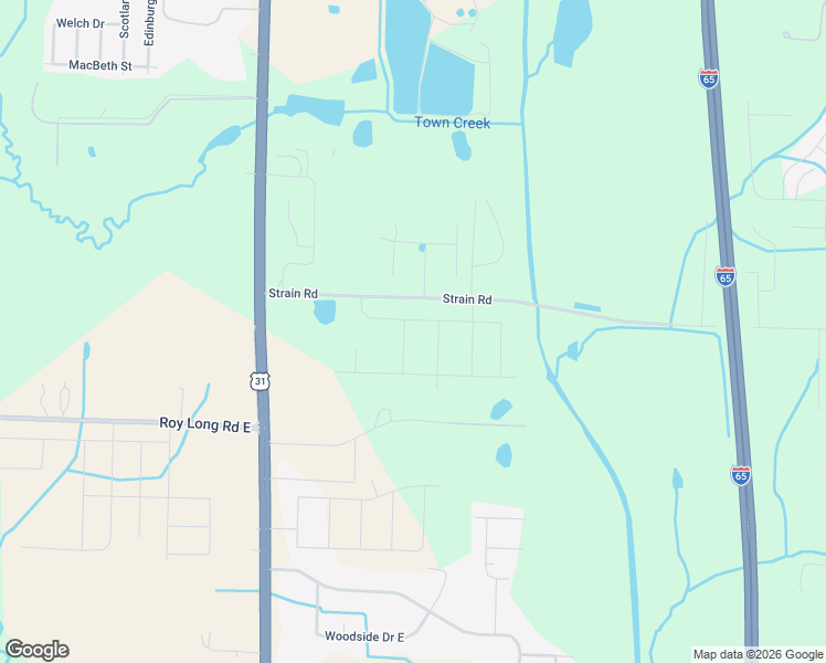 map of restaurants, bars, coffee shops, grocery stores, and more near 547 Strain Road in Athens