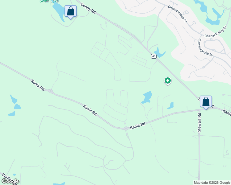 map of restaurants, bars, coffee shops, grocery stores, and more near 738 Wildcreek Circle in Little Rock