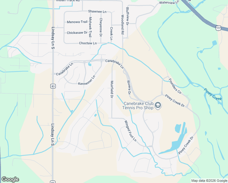 map of restaurants, bars, coffee shops, grocery stores, and more near 14264 Muirfield Drive in Athens