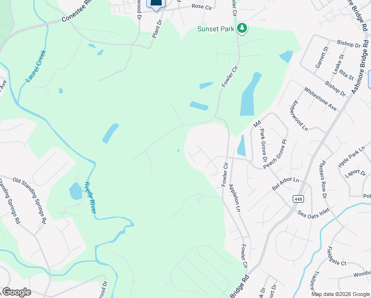 map of restaurants, bars, coffee shops, grocery stores, and more near 9 Deer Cross Court in Greenville