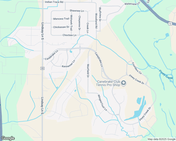 map of restaurants, bars, coffee shops, grocery stores, and more near Muirfield Drive in Athens